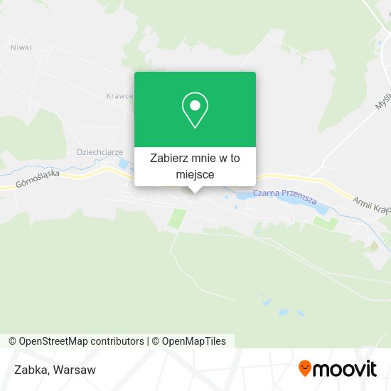 Mapa Zabka