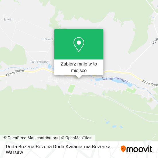 Mapa Duda Bożena Bożena Duda Kwiaciarnia Bożenka