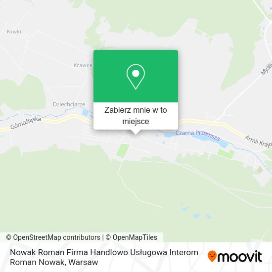 Mapa Nowak Roman Firma Handlowo Usługowa Interom Roman Nowak