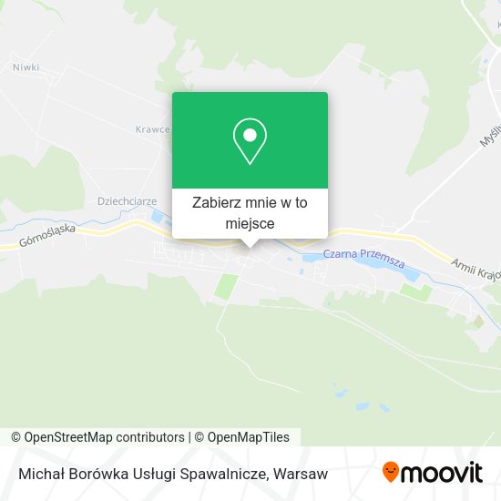 Mapa Michał Borówka Usługi Spawalnicze