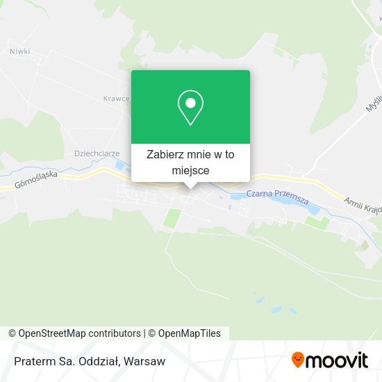 Mapa Praterm Sa. Oddział