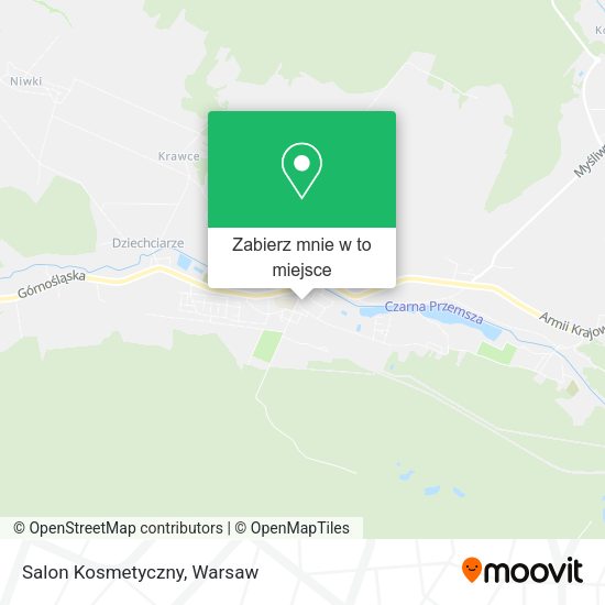 Mapa Salon Kosmetyczny