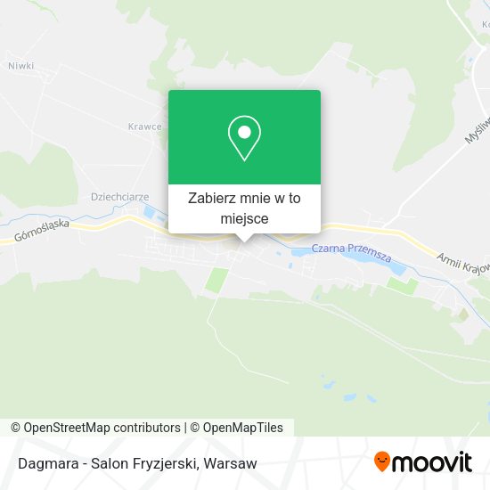 Mapa Dagmara - Salon Fryzjerski