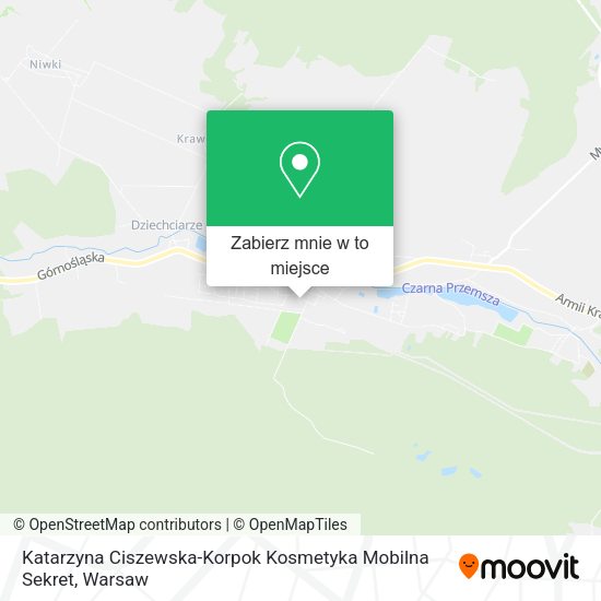 Mapa Katarzyna Ciszewska-Korpok Kosmetyka Mobilna Sekret