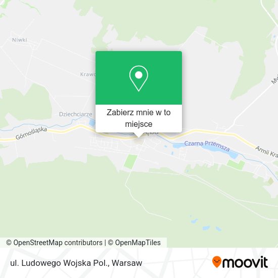 Mapa ul. Ludowego Wojska Pol.