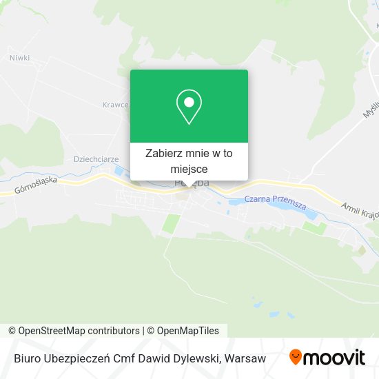 Mapa Biuro Ubezpieczeń Cmf Dawid Dylewski