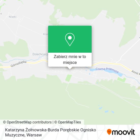 Mapa Katarzyna Żołnowska-Burda Porębskie Ognisko Muzyczne