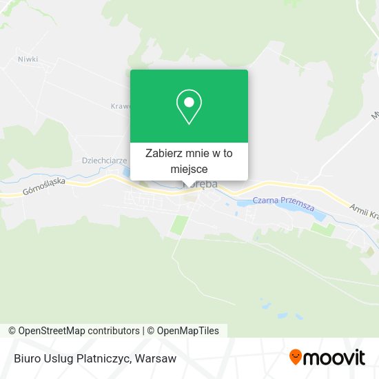 Mapa Biuro Uslug Platniczyc