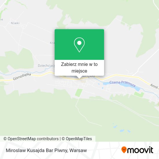 Mapa Miroslaw Kusajda Bar Piwny