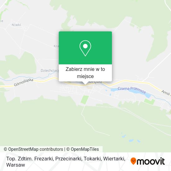 Mapa Top. Zdtim. Frezarki, Przecinarki, Tokarki, Wiertarki