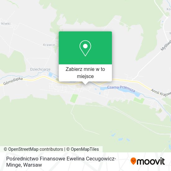 Mapa Pośrednictwo Finansowe Ewelina Cecugowicz-Minge