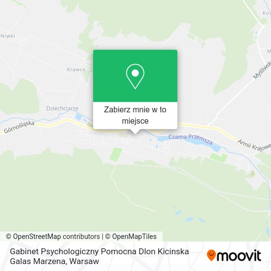 Mapa Gabinet Psychologiczny Pomocna Dlon Kicinska Galas Marzena