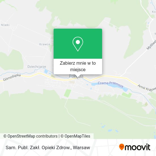 Mapa Sam. Publ. Zakł. Opieki Zdrow.