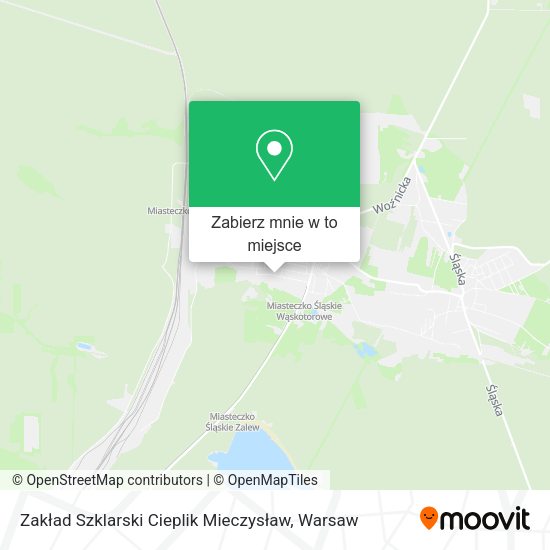 Mapa Zakład Szklarski Cieplik Mieczysław