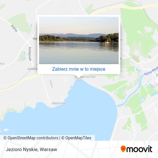 Mapa Jezioro Nyskie