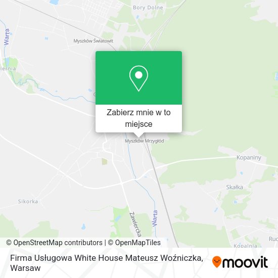 Mapa Firma Usługowa White House Mateusz Woźniczka