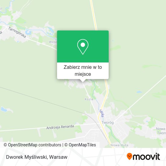 Mapa Dworek Myśliwski