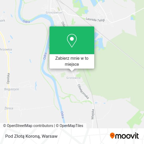 Mapa Pod Złotą Koroną