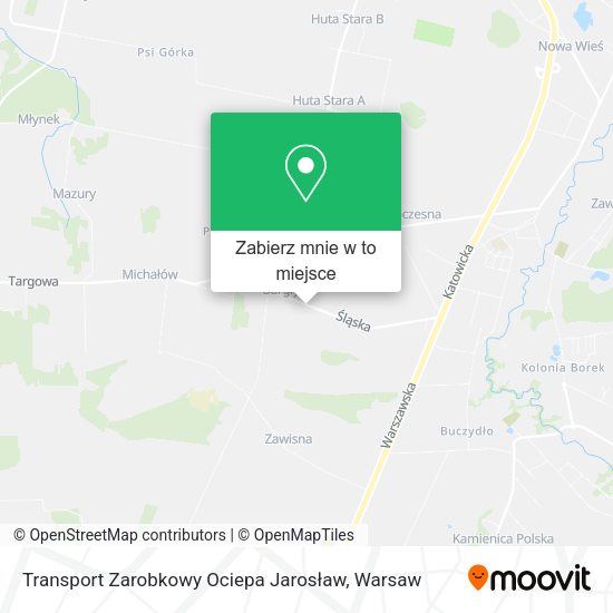 Mapa Transport Zarobkowy Ociepa Jarosław