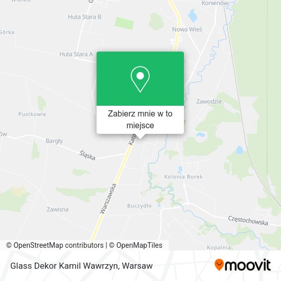 Mapa Glass Dekor Kamil Wawrzyn