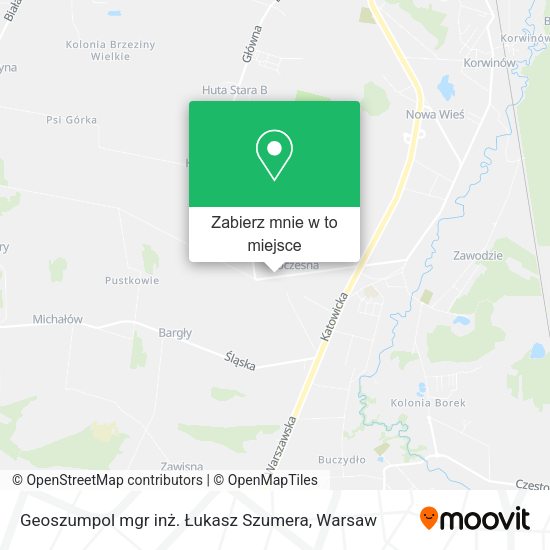 Mapa Geoszumpol mgr inż. Łukasz Szumera