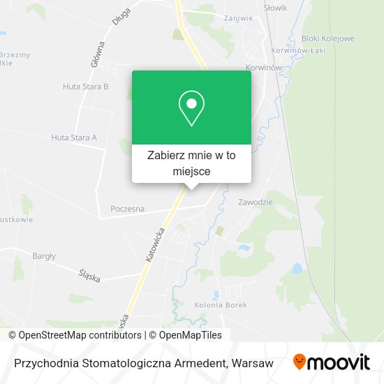 Mapa Przychodnia Stomatologiczna Armedent