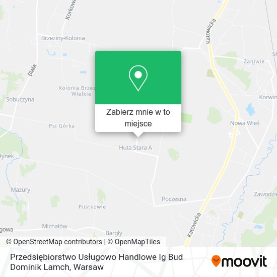 Mapa Przedsiębiorstwo Usługowo Handlowe Ig Bud Dominik Lamch