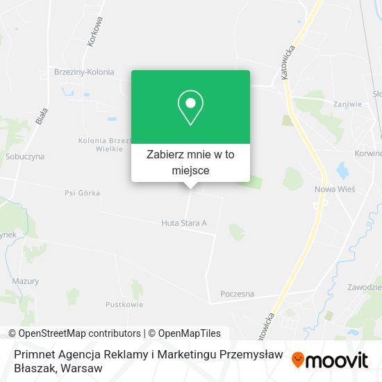 Mapa Primnet Agencja Reklamy i Marketingu Przemysław Błaszak