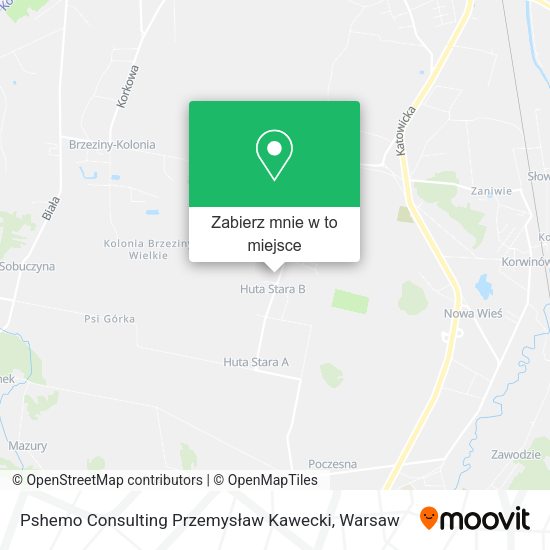 Mapa Pshemo Consulting Przemysław Kawecki