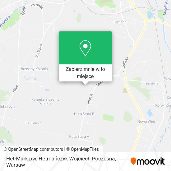 Mapa Het-Mark pw. Hetmańczyk Wojciech Poczesna