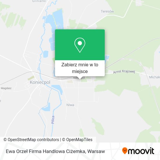 Mapa Ewa Orzeł Firma Handlowa Ciżemka