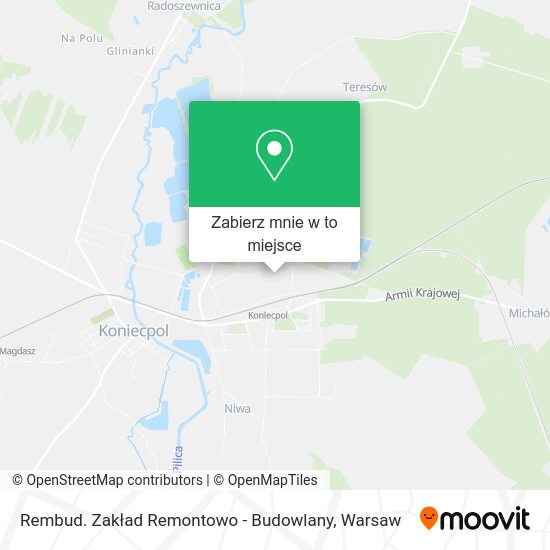 Mapa Rembud. Zakład Remontowo - Budowlany