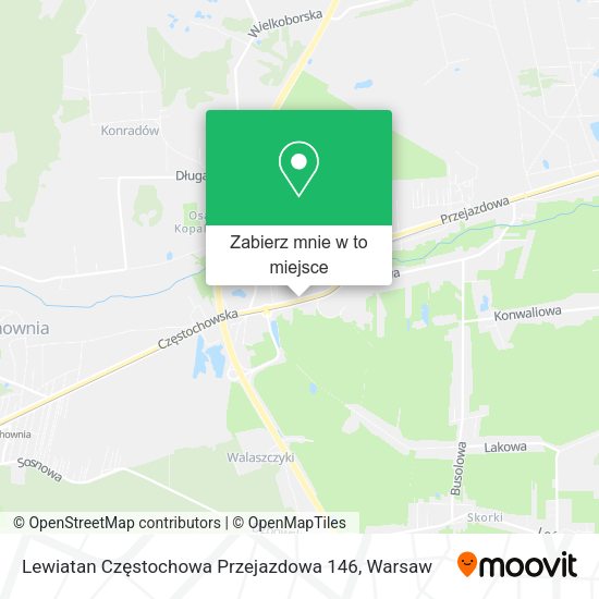 Mapa Lewiatan Częstochowa Przejazdowa 146