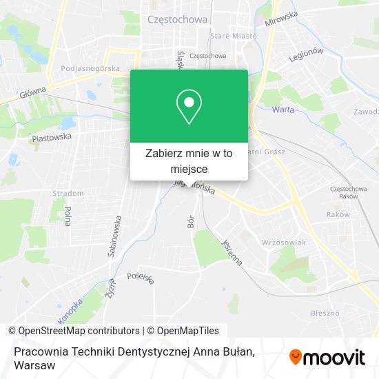 Mapa Pracownia Techniki Dentystycznej Anna Bułan