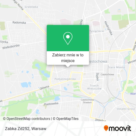 Mapa Zabka Zd252