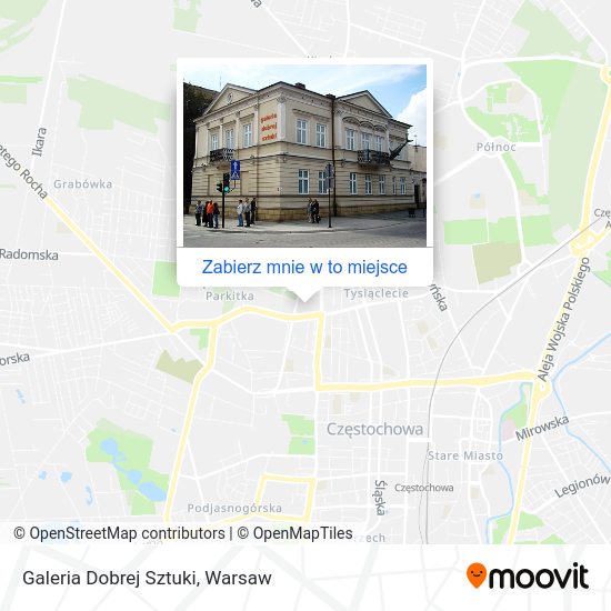 Mapa Galeria Dobrej Sztuki