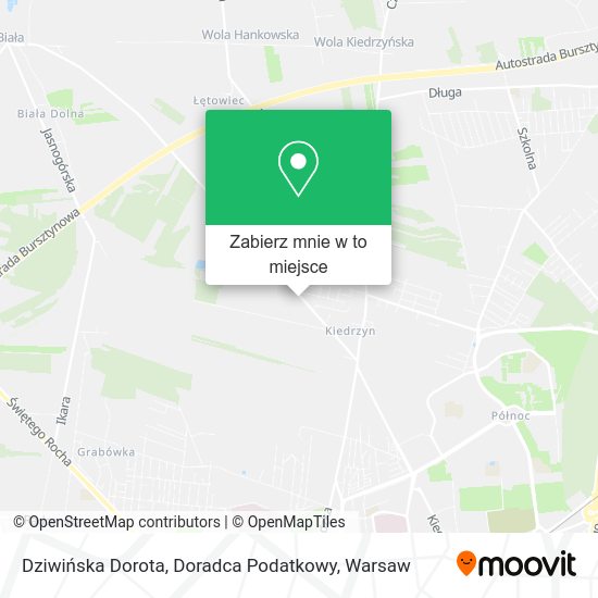 Mapa Dziwińska Dorota, Doradca Podatkowy