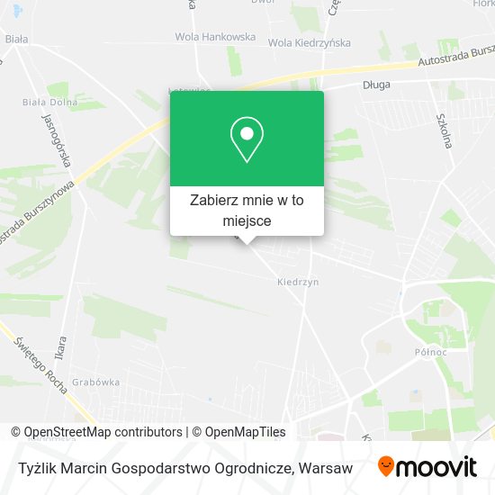 Mapa Tyżlik Marcin Gospodarstwo Ogrodnicze