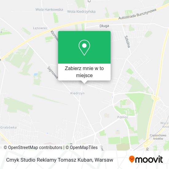 Mapa Cmyk Studio Reklamy Tomasz Kuban