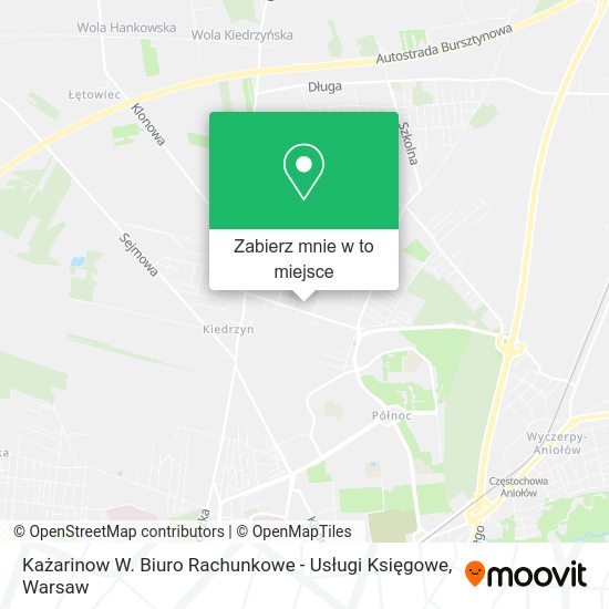 Mapa Każarinow W. Biuro Rachunkowe - Usługi Księgowe