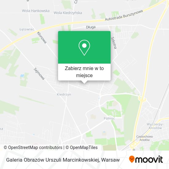 Mapa Galeria Obrazów Urszuli Marcinkowskiej