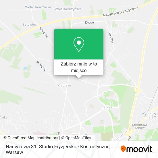 Mapa Narcyzowa 31. Studio Fryzjersko - Kosmetyczne