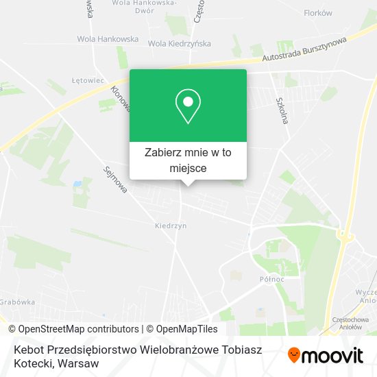 Mapa Kebot Przedsiębiorstwo Wielobranżowe Tobiasz Kotecki