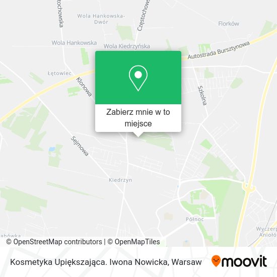 Mapa Kosmetyka Upiększająca. Iwona Nowicka