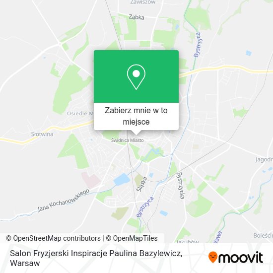 Mapa Salon Fryzjerski Inspiracje Paulina Bazylewicz