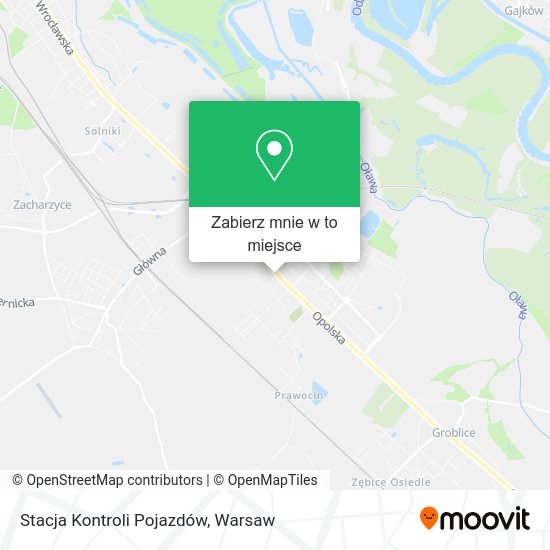 Mapa Stacja Kontroli Pojazdów