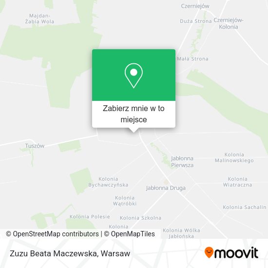 Mapa Zuzu Beata Maczewska