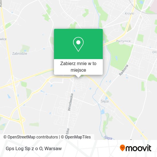 Mapa Gps Log Sp z o O