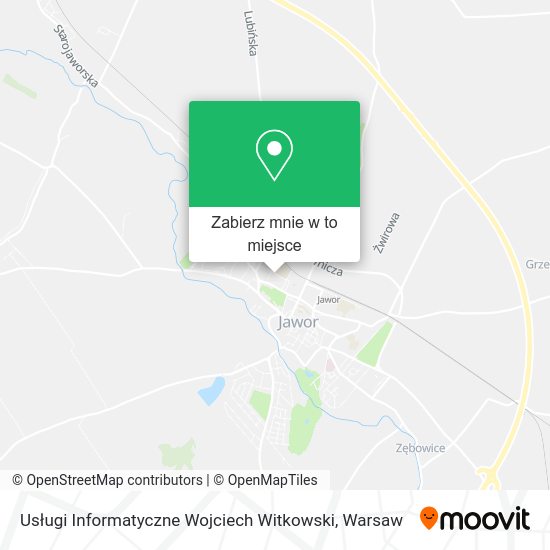 Mapa Usługi Informatyczne Wojciech Witkowski