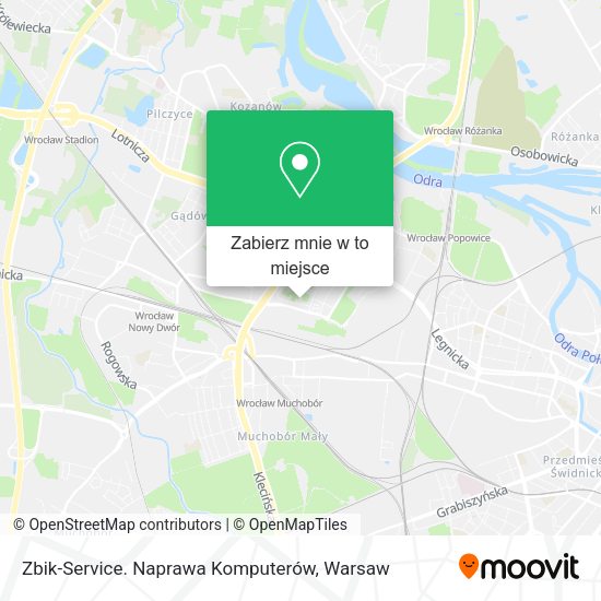 Mapa Zbik-Service. Naprawa Komputerów